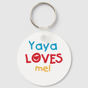 Yaya Loves Me T-shirts en geschenken Sleutelhanger
