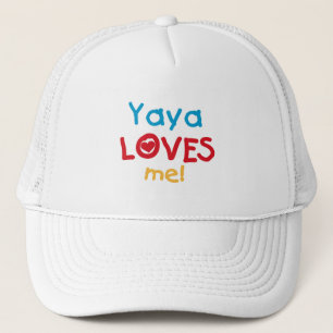 Yaya Loves Me T-shirts en geschenken Trucker Pet