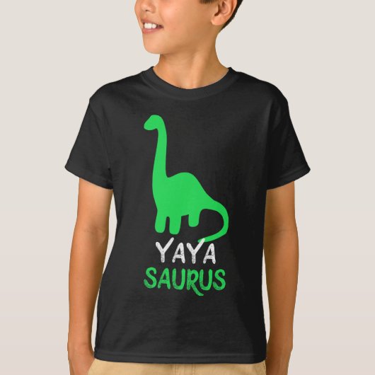 Yaya-saurus Funny Dino Dinosaur Yayasaurus T-shirt (Voorkant)