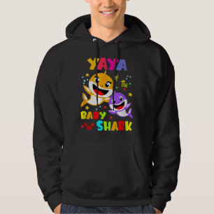 Yaya Shark Yaya Shark Family Moederdag Hoodie
