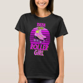 Yaya van de 'Birthday Girl Roller Skating Party' T-shirt (Voorkant)