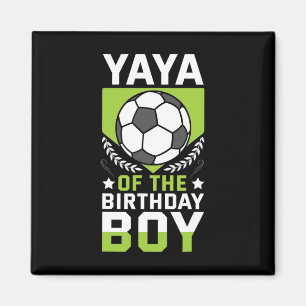 Yaya van de verjaardagsfeestelijke voetballer verj magneet