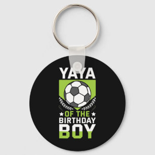 Yaya Van De Verjaardagsjongen Voetballer Verjaarda Sleutelhanger