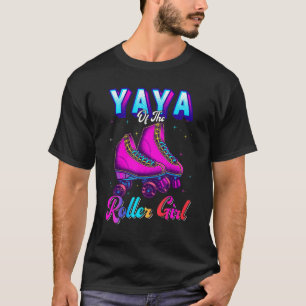 Yaya van het rolmeisje Roller die Birthday Pa T-shirt