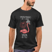 Yayamingo Yaya Flamingo Grandma Grandma Gramma T-shirt (Voorkant)