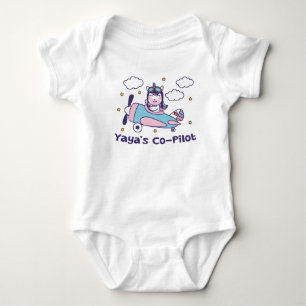 Yaya's Co-Piloot - Eenhoring Vliegtuig Romper