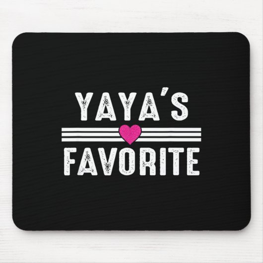 Yaya's favoriet  muismat (Voorkant)