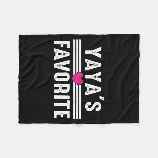 Yaya's Favorite Fleece Deken (Voorkant (Horizontaal))