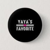 Yaya's Favorite Ronde Button 5,7 Cm (Voorkant)