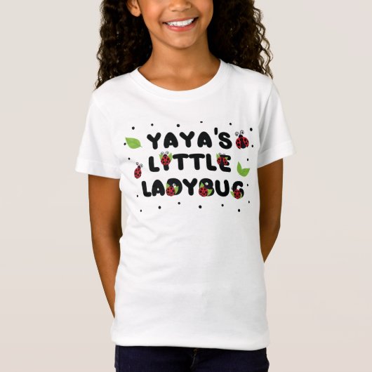 Yaya's Little Ladybug - Cute T-shirt (Voorkant)