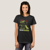 Yayasaurus Yaya Dinosaurus Rex Moederdag T-shirt (Voorkant volledig)