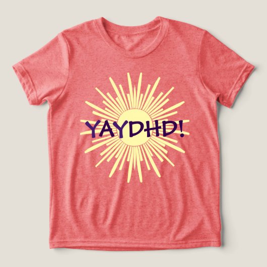 YAYDHD  Tri-Blend SHIRT (Design voorkant)