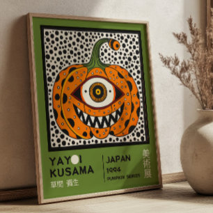 Yayoi Kusama Abstract Pumpkin Kleurrijke Tentoonst Poster