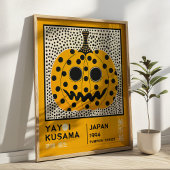 Yayoi Kusama Abstract Pumpkin Retro Tentoonstellin Poster