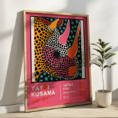 Yayoi Kusama Abstract Rhino Colorful Exhibition Poster