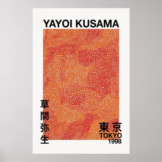 Yayoi Kusama Digitaal Poster (Voorkant)