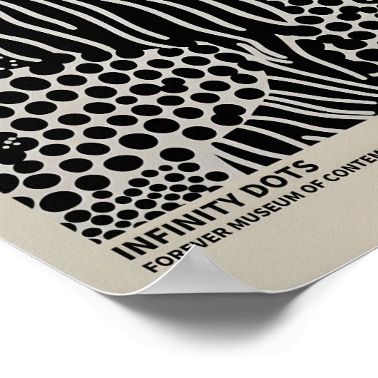 Yayoi Kusama Geïnspireerd Abstracte kunst Print (Hoek)