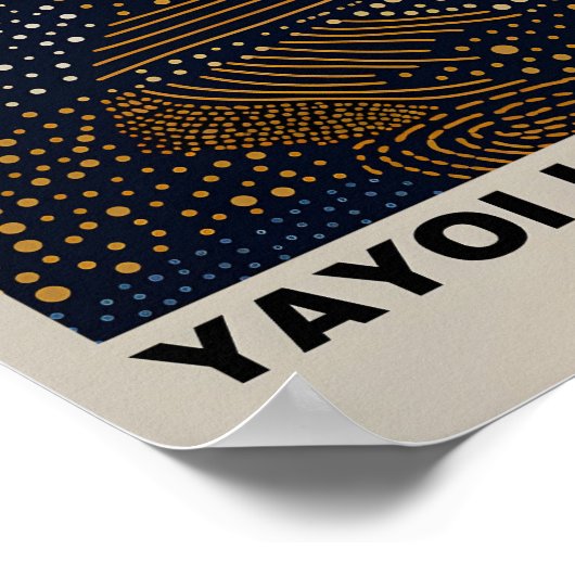 Yayoi Kusama Geïnspireerd Abstracte kunst Print (Hoek)