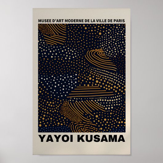 Yayoi Kusama Geïnspireerd Abstracte kunst Print (Voorkant)