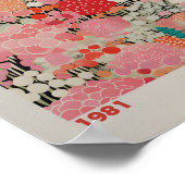 Yayoi Kusama Geïnspireerd Abstracte kunst Print (Hoek)