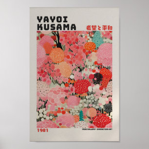 Yayoi Kusama Geïnspireerd Abstracte kunst Print