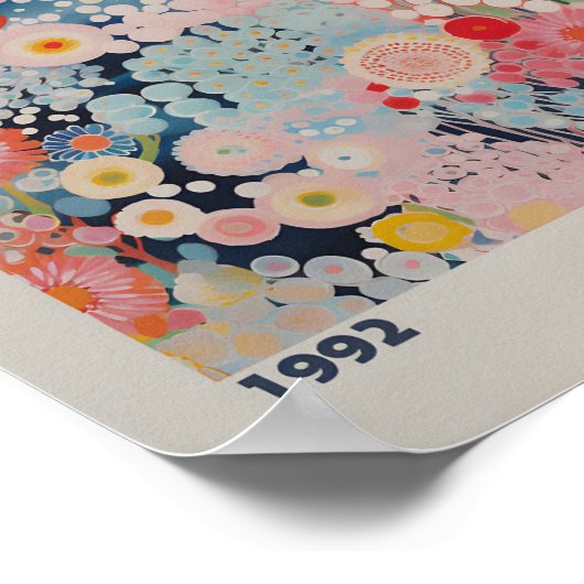 Yayoi Kusama Geïnspireerd Abstracte kunst Print (Hoek)