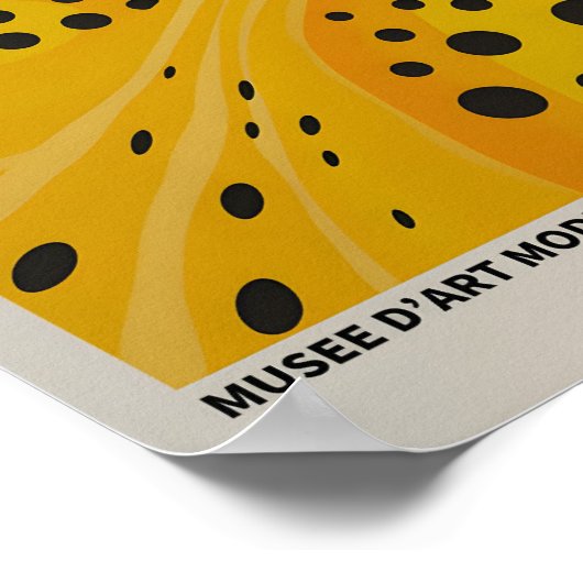 Yayoi Kusama Geïnspireerd Abstracte kunst Print (Hoek)