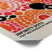Yayoi Kusama Geïnspireerd Abstracte kunst Print (Hoek)