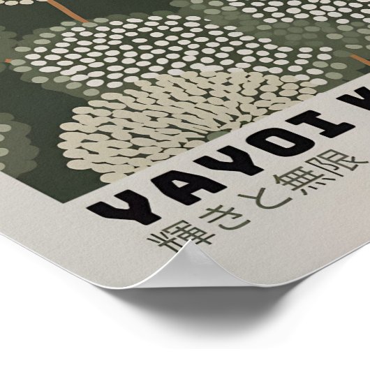 Yayoi Kusama Geïnspireerd Abstracte kunst Print (Hoek)