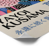 Yayoi Kusama Geïnspireerd Abstracte kunst Print (Hoek)
