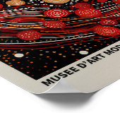 Yayoi Kusama Geïnspireerd Abstracte kunst Print (Hoek)