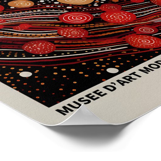 Yayoi Kusama Geïnspireerd Abstracte kunst Print (Hoek)