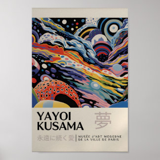 Yayoi Kusama Geïnspireerd Abstracte kunst Print