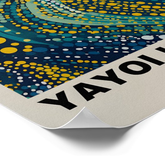 Yayoi Kusama Geïnspireerd Abstracte kunst Print (Hoek)