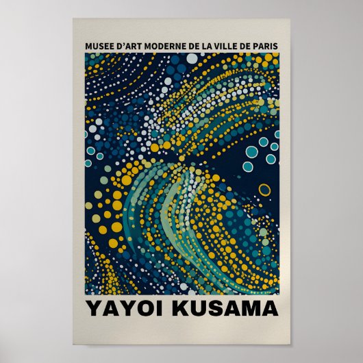 Yayoi Kusama Geïnspireerd Abstracte kunst Print (Voorkant)