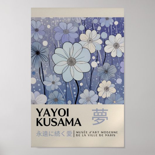 Yayoi Kusama Geïnspireerd Abstracte kunst Print (Voorkant)