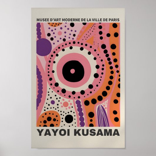 Yayoi Kusama Geïnspireerd Abstracte kunst Print (Voorkant)
