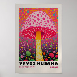Yayoi Kusama Geïnspireerd Abstracte kunst Print