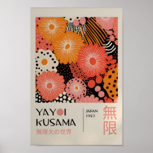 Yayoi Kusama Geïnspireerd Abstracte kunst Print