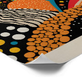 Yayoi Kusama Geïnspireerd Abstracte kunst Print (Hoek)