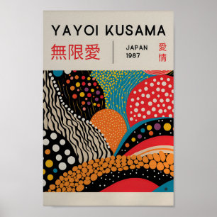 Yayoi Kusama Geïnspireerd Abstracte kunst Print