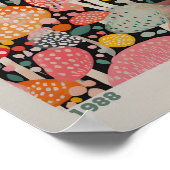 Yayoi Kusama Geïnspireerd Abstracte kunst Print (Hoek)