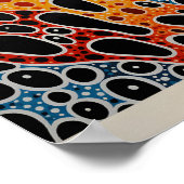 Yayoi Kusama Geïnspireerd Abstracte kunst Print (Hoek)