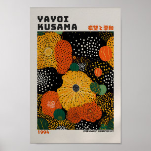 Yayoi Kusama Geïnspireerd Abstracte kunst Print