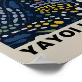 Yayoi Kusama Geïnspireerd Abstracte kunst Print (Hoek)