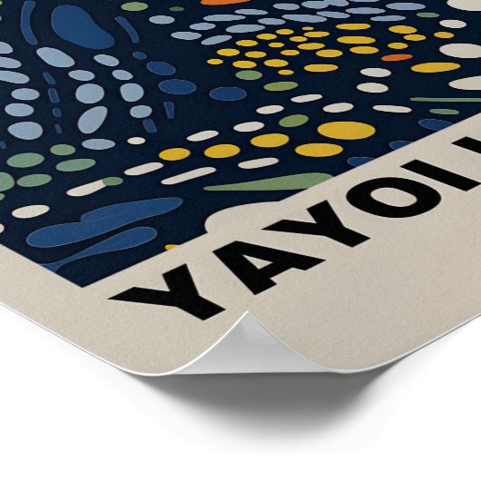 Yayoi Kusama Geïnspireerd Abstracte kunst Print (Hoek)