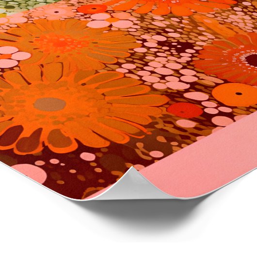 Yayoi Kusama Geïnspireerd Abstracte kunst Print (Hoek)