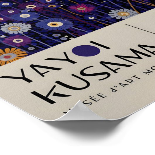 Yayoi Kusama Geïnspireerd Abstracte kunst Print (Hoek)