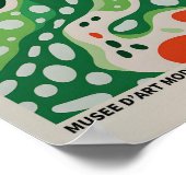 Yayoi Kusama Geïnspireerd Abstracte kunst Print (Hoek)