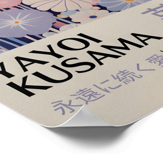 Yayoi Kusama Geïnspireerd Abstracte kunst Print (Hoek)